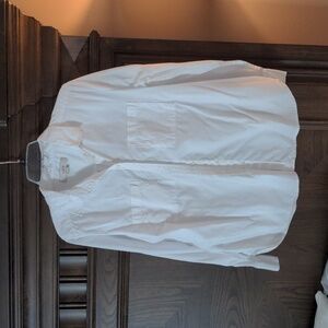 LOFT White Button Down Size Medium